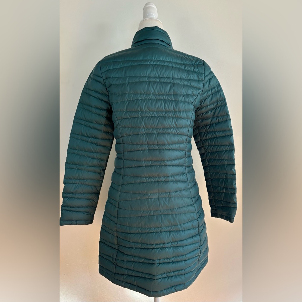 Patagonia Fiona Parka  Green 600-fill-power down insulation women’s M - Picture 3 of 10